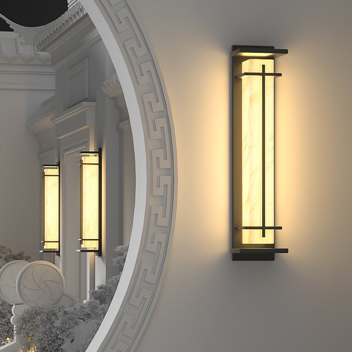 Kwadratowa Lampa Ścienna na Zewnątrz