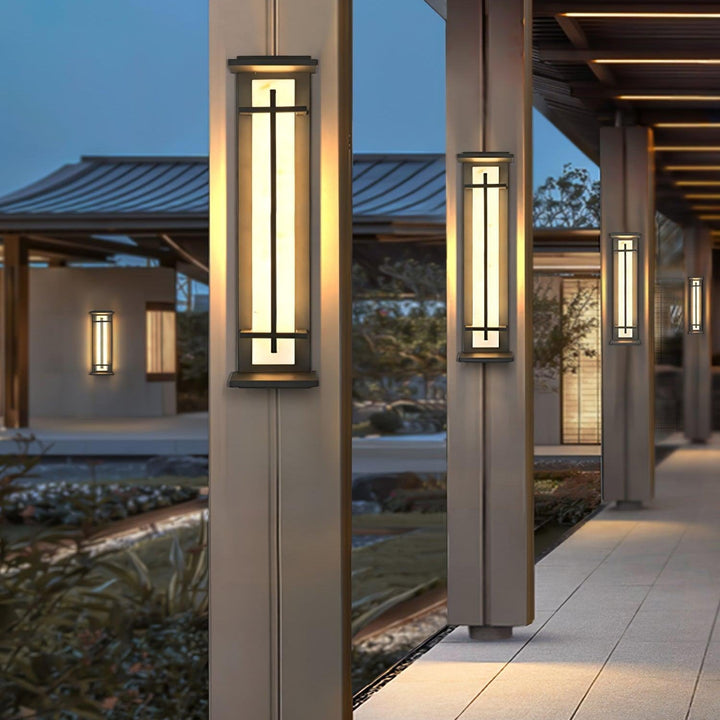 Kwadratowa Lampa Ścienna na Zewnątrz