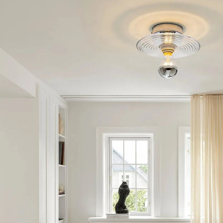 Vintage LED Szklany Kinkiet