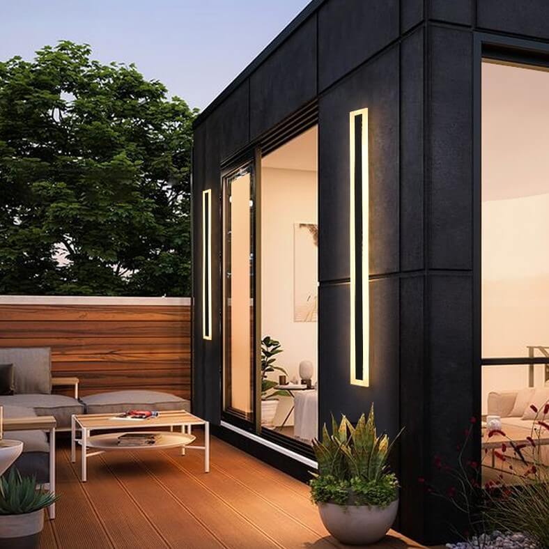 Lampa ścienna akrylowa na zewnątrz