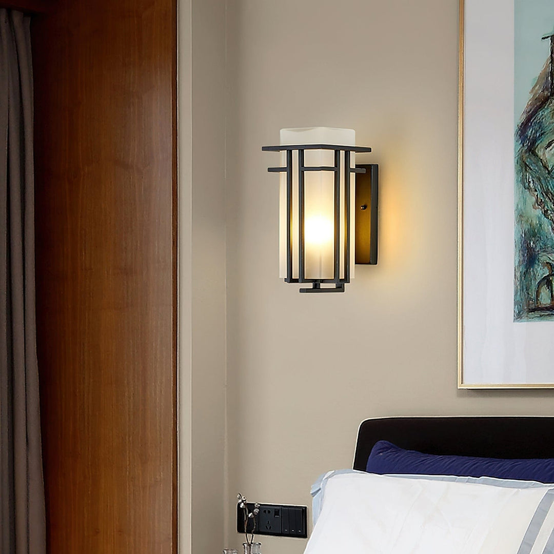 Lampa ścienna Linden na zewnątrz