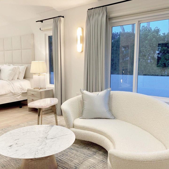 Lampa ścienna Melange Wydłużona Alabaster