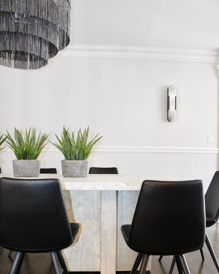 Lampa ścienna Melange Wydłużona Alabaster