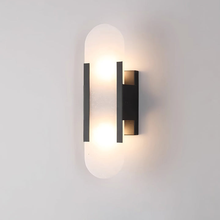 Lampa ścienna Melange Wydłużona Alabaster