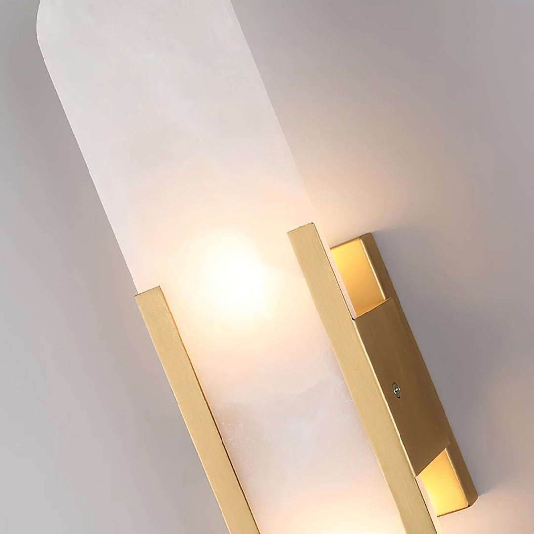 Lampa ścienna Melange Wydłużona Alabaster