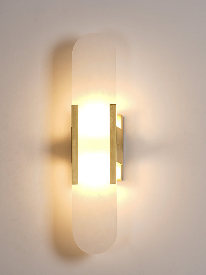 Lampa ścienna Melange Wydłużona Alabaster