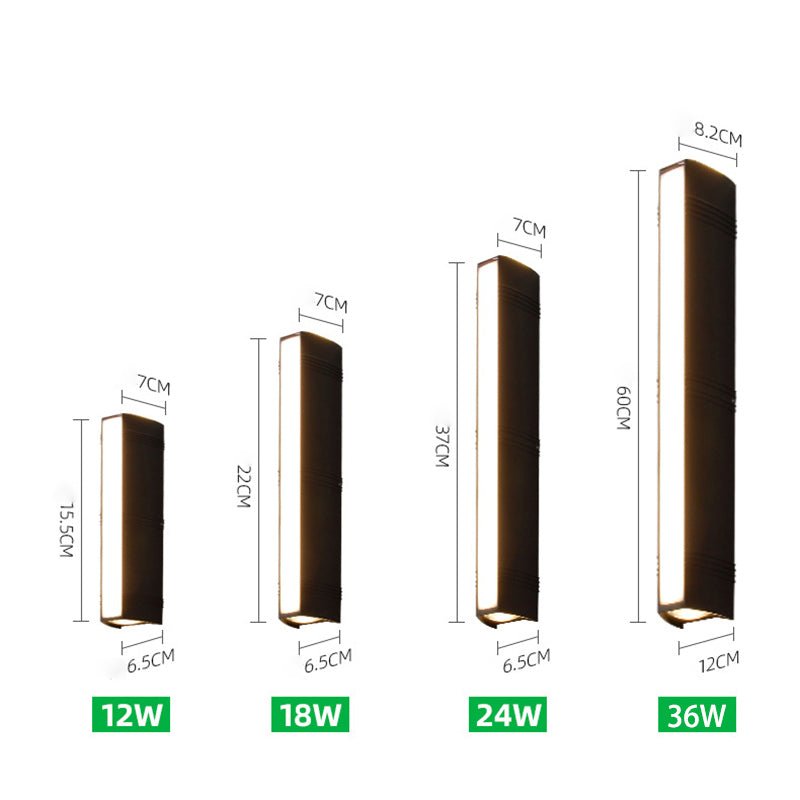 Wodoodporna Lampa Ścienna Zewnętrzna